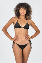 Load image into Gallery viewer, Model Front: Rio De Sol Set Set Shimmer-Black Tri-Inv Ibiza-Comfy