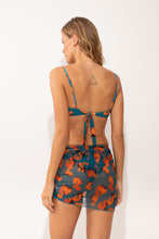 Load image into Gallery viewer, Model Back: Rio De Sol Beach Skirt Luma Mini Skirt Ruched