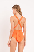 Load image into Gallery viewer, Model Back: Rio De Sol One-Piece Dende Marina