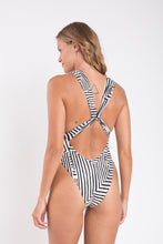 Load image into Gallery viewer, Model Back: Rio De Sol One-Piece Collage Riviera