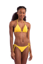 Load image into Gallery viewer, Model Front: Rio De Sol Top Top Malibu-Yellow Tri-Inv