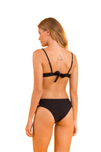 Load image into Gallery viewer, Model Back: Rio De Sol Top Top Bora-Black Bra-Trio