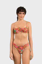 Load image into Gallery viewer, Model Front: Rio De Sol Set Set Tropics Balconet-Tie Ciao