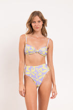 Load image into Gallery viewer, Model Front: Rio De Sol Set Set Glow Bandeau-Joy Hotpants