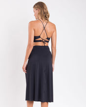 Load image into Gallery viewer, Image 05: Rio De Sol Beach Skirt Nero Long-Skirt-Knot