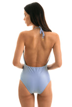 Load image into Gallery viewer, Model Back: Rio De Sol One-Piece Garoa Transpassado
