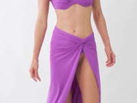 Load and play video in Gallery viewer, Video: Rio De Sol Beach Skirt Bio-Floreira Long Skirt Knot