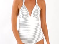 Load and play video in Gallery viewer, Video: Rio De Sol One-Piece Linea-White Mel-Op