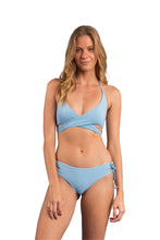 Load image into Gallery viewer, Model Front: Rio De Sol Bottom Bottom Dots-Sky Madrid