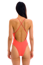 Load image into Gallery viewer, Model Back: Rio De Sol One-Piece Dots-Tabata Ivy Strap