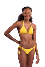 Load image into Gallery viewer, Image 04: Rio De Sol Set Set Malibu-Yellow Tri-Inv Cheeky-Tie