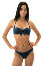 Load image into Gallery viewer, Model Front: Rio De Sol Top Top Shark Bandeau