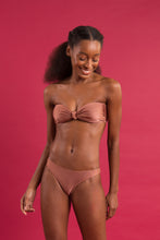 Load image into Gallery viewer, Image 12: Rio De Sol Top Top Shimmer-Copper Bandeau-Joy
