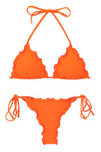 Load image into Gallery viewer, Product Front: Rio De Sol Set Set Dots-Orange Frufru-Fio
