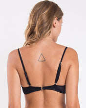 Load image into Gallery viewer, Image 06: Rio De Sol Top Top Touch-Black Bandeau-Crispy

