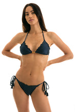Load image into Gallery viewer, Model Front: Rio De Sol Top Top Shimmer-Shark Frufru
