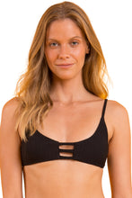 Load image into Gallery viewer, Gallery: Rio De Sol Top Top Bora-Black Bra-Trio
