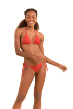 Load image into Gallery viewer, Image 04: Rio De Sol Bottom Bottom Malibu-Chili Cheeky-Tie
