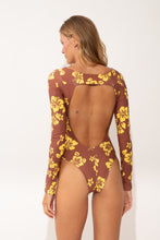 Load image into Gallery viewer, Model Back: Wednesday In Hawaii By Rio De Sol One-Piece Pua-Coco-Lilikoi Surf
