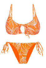Load image into Gallery viewer, Product Front: Rio De Sol Set Set Trail-Orange Tank-Tie Ibiza-Comfy
