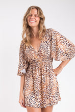 Load image into Gallery viewer, Image 07: Rio De Sol Mini Dress Leopard Mini Dress
