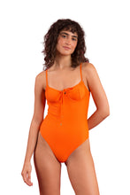 Load image into Gallery viewer, Image 04: Rio De Sol One-Piece Dots-Orange Julia
