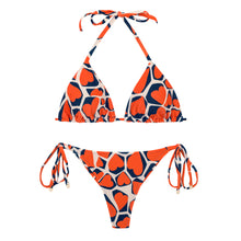 Load image into Gallery viewer, Product Front: Rio De Sol Set Set Amore-Red Tri-Inv Cheeky-Tie
