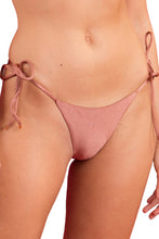 Load image into Gallery viewer, Gallery: Rio De Sol Bottom Bottom Shimmer-Copper Cheeky-Tie
