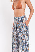 Load image into Gallery viewer, Image 08: Rio De Sol Beach Trousers Ikat Wide Pants
