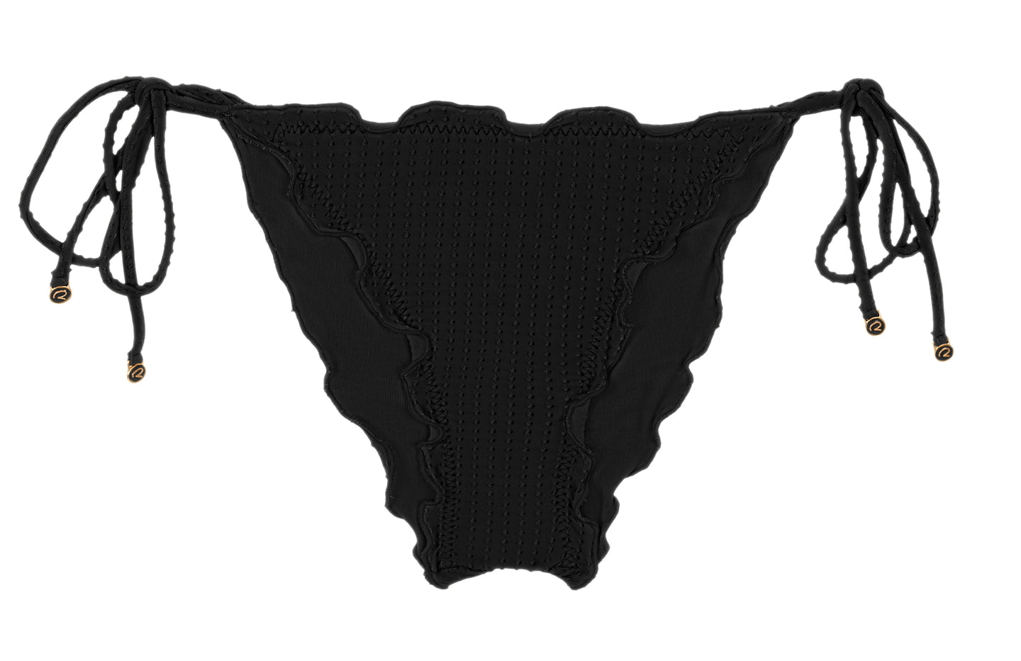 Product Front: Rio De Sol Bottom Bottom Dots-Black Frufru