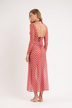 Load image into Gallery viewer, Model Back: Rio De Sol Maxi Dresses Floral-Scales Dress Lucy
