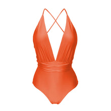Load image into Gallery viewer, Product Front: Rio De Sol One-Piece Shimmer-Paprica New Vegas
