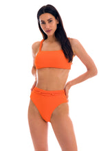 Load image into Gallery viewer, Model Front: Rio De Sol Top Top St-Tpz-Tangerina Reto
