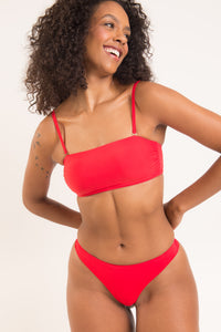 Top Rouge Bandeau-Reto