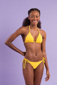 Set Malibu-Yellow Tri-Inv Cheeky-Tie